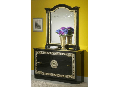 Mirror dresser cabinet dressers sideboard bedroom set wood modern style new