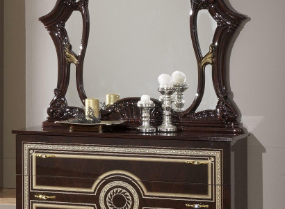 Dressers Cabinet with Mirror Noble Sideboard High Gloss Italian Furniture