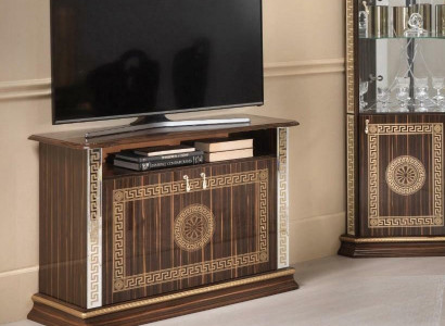 TV cabinet Italian furniture brown wood chests of drawers sideboard shelf luxury new