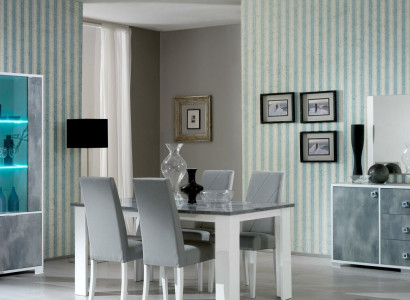 Modern dining table made of wood, 160x90cm, dining room, made in Italy, new design