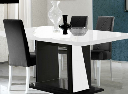 Modern dining table, tables, wooden table, dining room 140/180x90cm, extendable, new.
