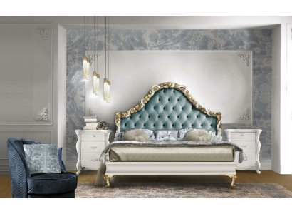 3-piece bedroom set bed with 2 bedside nightstands console hotel beds double upholstered