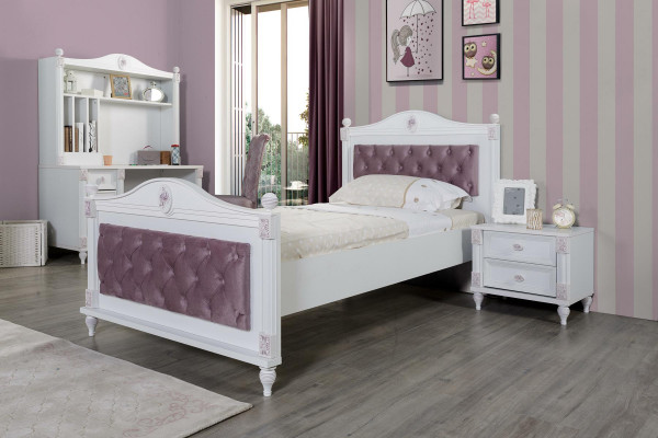Bed bed frame youth room children's room modern wood beds new
