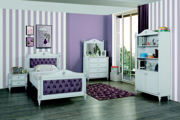 Bed bed frame youth room children's room modern wood beds new