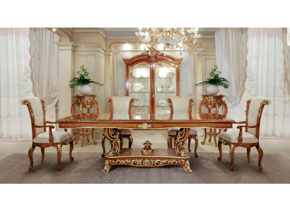 Dining table dining room table dining nook large table dining room baroque gold XXL