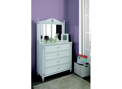 Children's room modern dresser with mirror with drawers furniture designer room