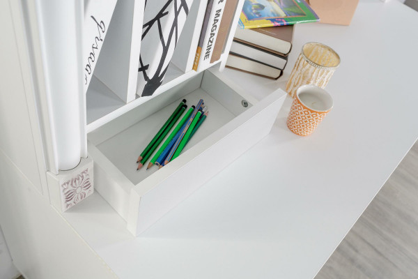 Desk, youth, children's room, wood, furniture, design, white, table, country house.