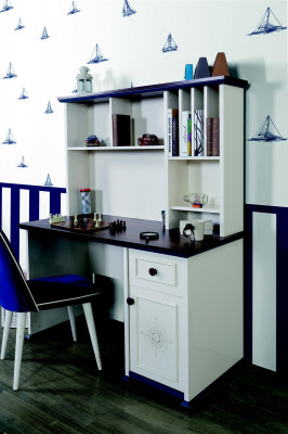 Desk luxury table desks shelf cabinet wood furniture tables