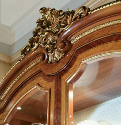 Display cabinets cabinets vitrines wood luxury glass cabinet furniture baroque