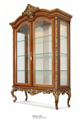 Display cabinets cabinets vitrines wood luxury glass cabinet furniture baroque