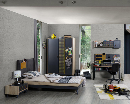 Bedroom wardrobe design youth wardrobes blue furniture new