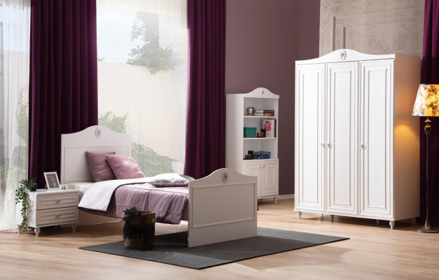 Wardrobe Designer Cabinet Noble Wood Luxury Children's Room 140cm