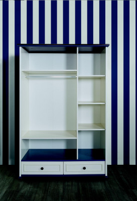 Wardrobe Wooden Cabinet Bedroom Youth Children Furniture Wood New