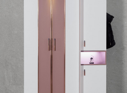 Wardrobe Wood Luxury Furniture Design Girls' Nursery Pink New