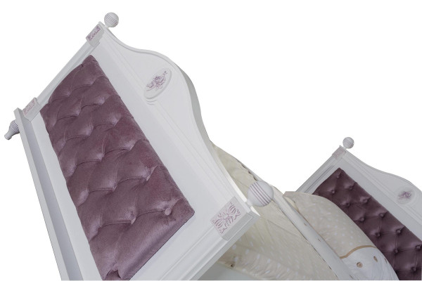 Design youth room set bed bedside tables chest of drawers complete 4-piece set.