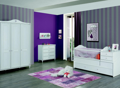 Children's room set children's bed wardrobe chest of drawers bedroom