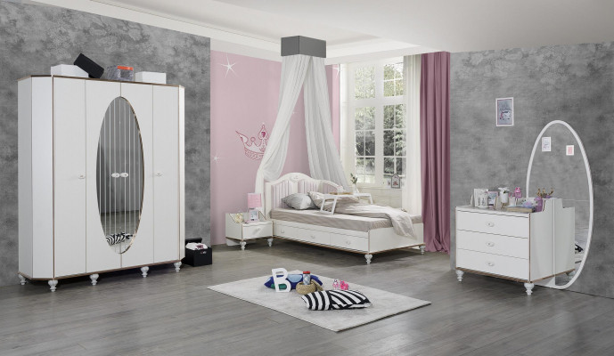 Bedroom set design modern luxury 4-piece