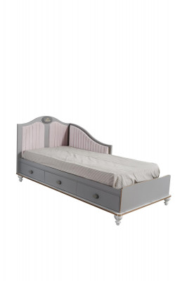 Children's room furniture 5-piece set design bed nightstand wardrobe