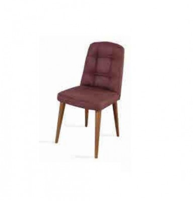 Original: a pink chair on legs on wooden legs for your dining room new model