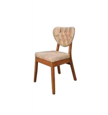 Beige wooden chair Chesterfield chair designer upholstered chairs luxurious seating furniture