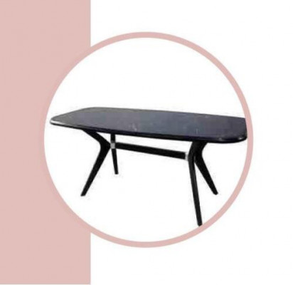 Black dining table 160x85 dining room table dining tables tables furniture wood