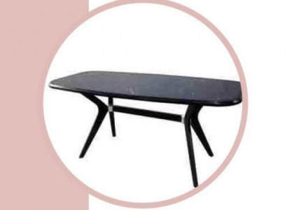 Black dining table 160x85 dining room table dining tables tables furniture wood