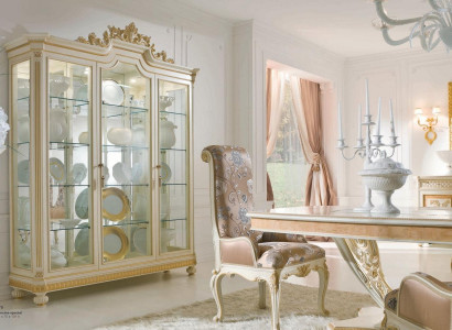 Display cabinets showcases wood luxury living room furniture cabinet beige