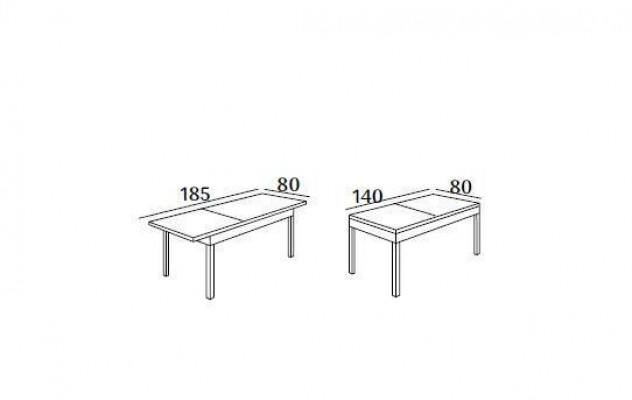 Table dining table furniture dining set dining set dining group table 4x chairs 5-piece set.
