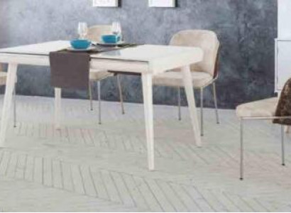 Modern dining group furniture dining room set suite seating dining table upholstered 5-piece set.