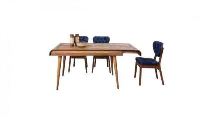Modern furniture dining room set suite seating ensemble dining table upholstered 5-piece.