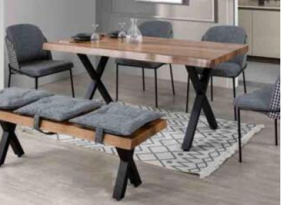 Dining table 4 chairs bench seat seating bench original set dining room dining room set