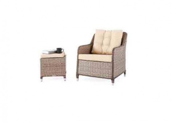 Modern garden furniture set table armchair stool porch sofa 6-piece set new