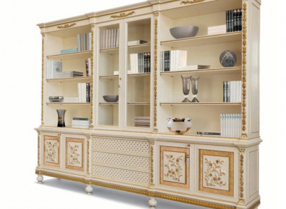 Bookshelf Freestanding Shelf Beige Filing Shelf Office Shelf XXL Book Shelf