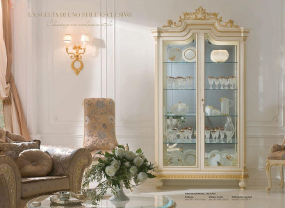 Display cabinets showcases wood luxury living room furniture beige cabinet