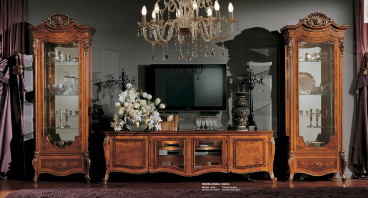 Living room suite RTV lowboard display cabinets TV stand wall unit wood set