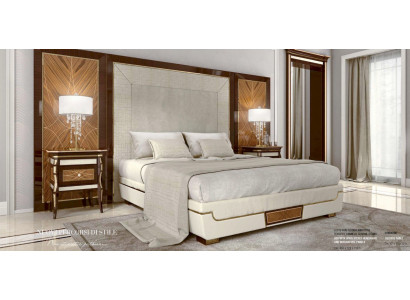 Luxury Bed Double Bed Large Brown Bed Frames Bed Frame Bedroom