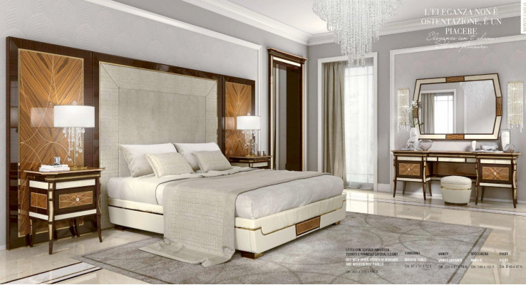 Luxury Bed Double Bed Large Brown Bed Frames Bed Frame Bedroom