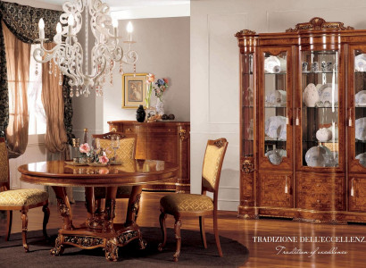 Display cabinets brown large showcases luxury cabinet wood dining room