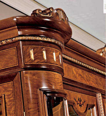 Display cabinets brown large showcases luxury cabinet wood dining room