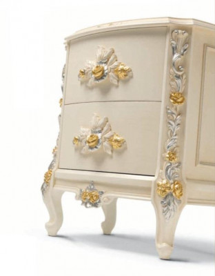 Bedside tables bedside console side table night console luxury beige baroque