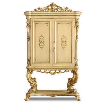 Home bar cabinet luxury bar wine rack wine cabinet cabinet beige wood