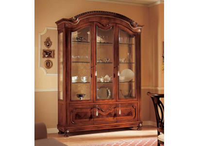 Display cabinets showcases brown luxury cabinet living room wood glass