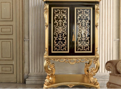 Bar cabinet home bar bar wine rack wine cabinet cabinet gold living room