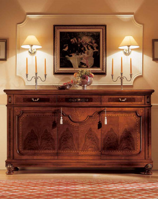 Luxury sideboard cabinets chests of drawers living room wooden furniture