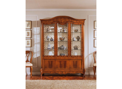 Luxury Display Cabinets Showcases Brown Cabinet Living Room Wood Glass