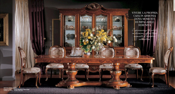 Dining table table dining room table dining nook wood large brown baroque dining room