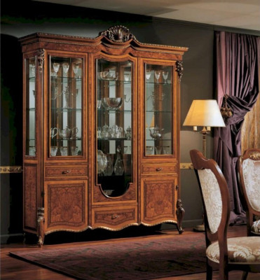 Luxury display cabinets brown large display cabinet wood living room