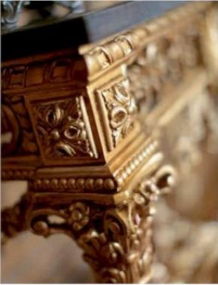 Group Console Mirror Dressing Tables Gold Baroque Table Bedroom