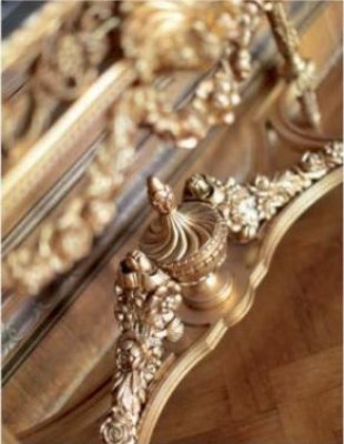 Group Console Mirror Dressing Tables Gold Baroque Table Bedroom