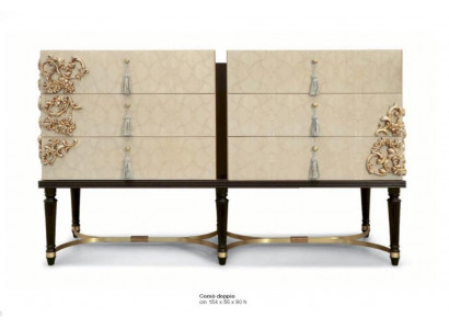 Sideboard Luxury Cabinets Dressers Bedroom Wood Beige